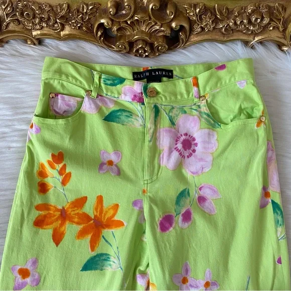 Ralph Lauren Floral Pants - Picture 7 of 11